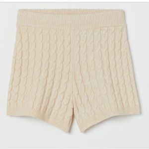 🌈 3 for $20 🌈 Cream Cable Knit Shorts.